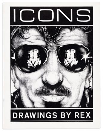 REX (1943-2024) One Issue of Männespielen and Icons a series of prints.